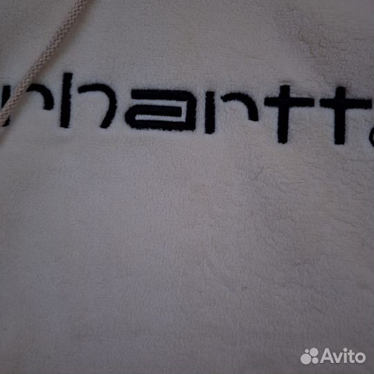 Плюшевое худи carhartt