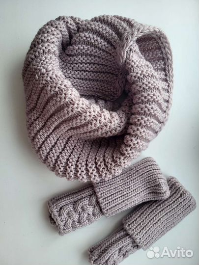 Набор хомут + митенки