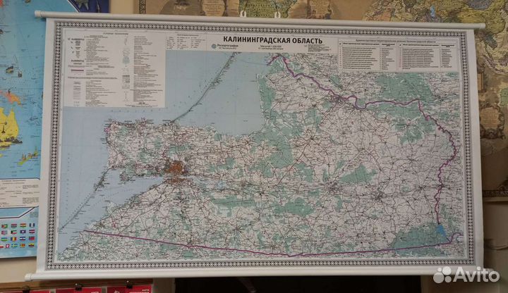 Карта Калининградской области