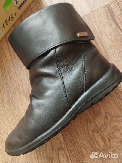 Кожаные полусапожки для девочки 28 Котофей