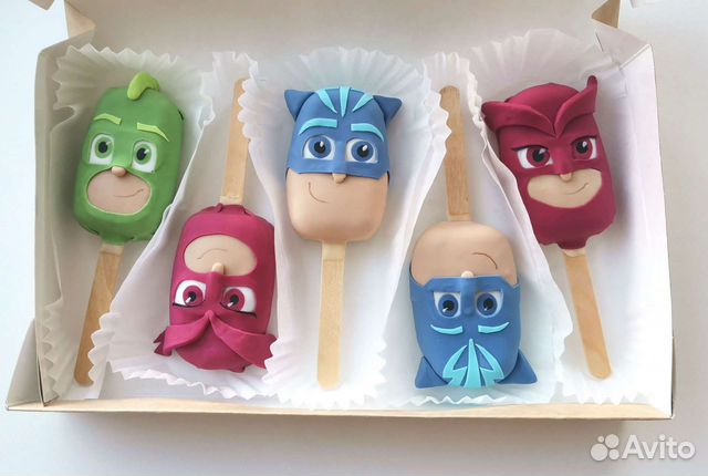 Кейкпопсы-эскимо, пирожные