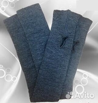 Гетры серый меланж