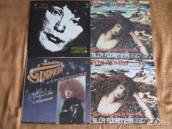 Много пластинок