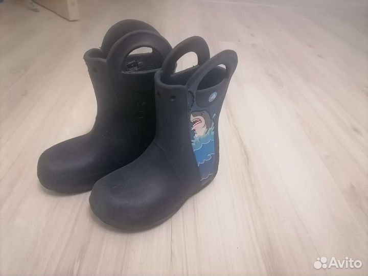 Сапоги резиновые Crocs 28 размер в хор.состоянии