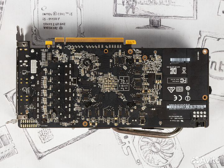 Видеокарта MSI AMD Radeon RX 570 armor OC 8Gb