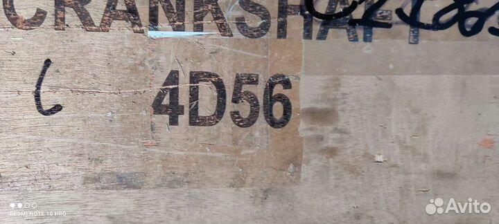 Коленвал на mitsubishi 4d56