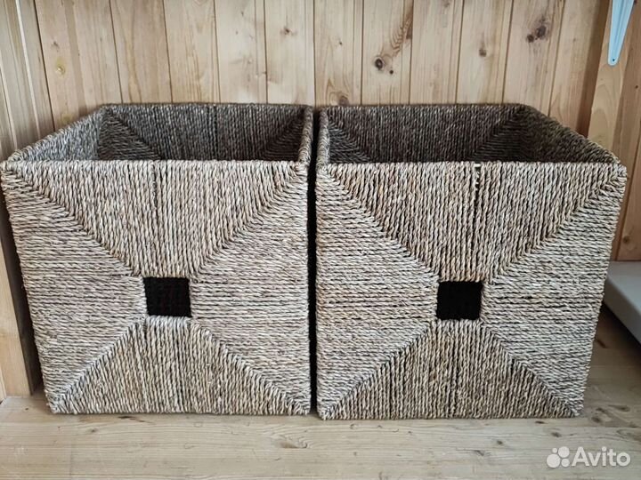 Новые Корзины плетеные IKEA knipsa
