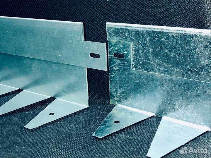 Бордюр стальной оцинкованный