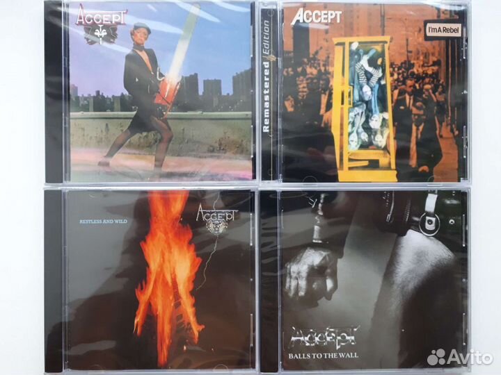 CD диски Accept и U.D.O., Victory