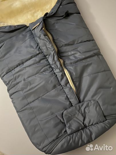 Конверт в коляску на овчине