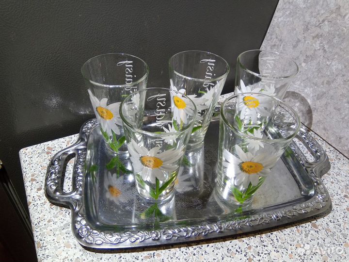 Стаканы с цветным донышком, Хрусталь СССР