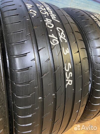 Continental ContiSportContact 3 SSR 245/45 R19 и 275/40 R19 101W