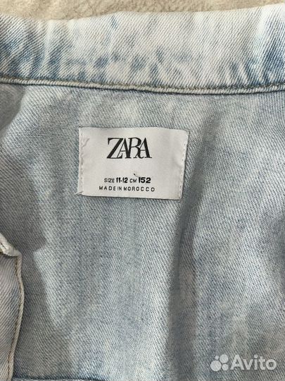 Джинсовая куртка для девочки zara