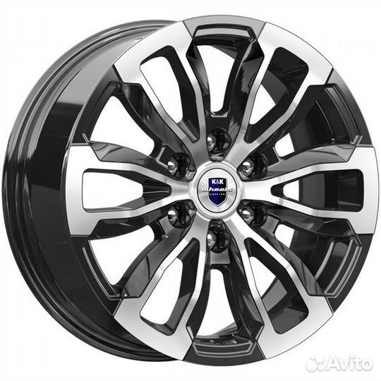 K&K Меконг (кс959) : 7.5x18 6*139.7 Et:25 Dia:106.1 алмаз чёрный