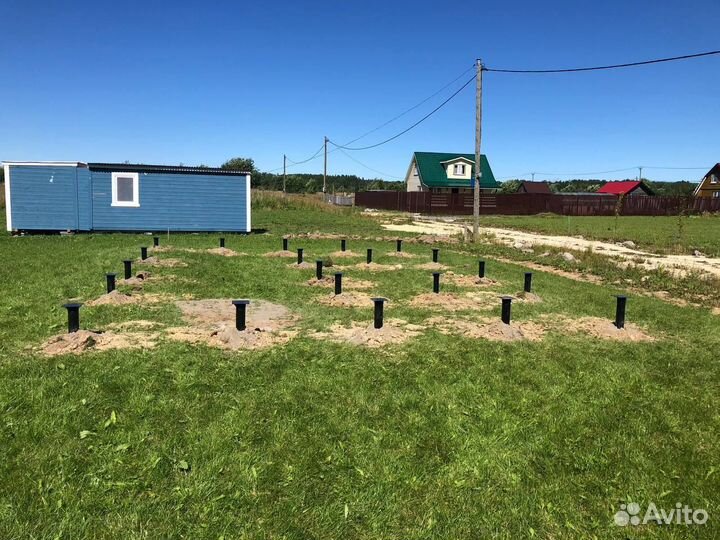 Фундамент из винтовых свай