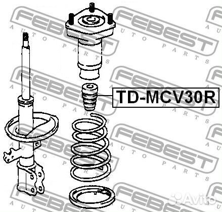 Отбойник заднего амортизатора