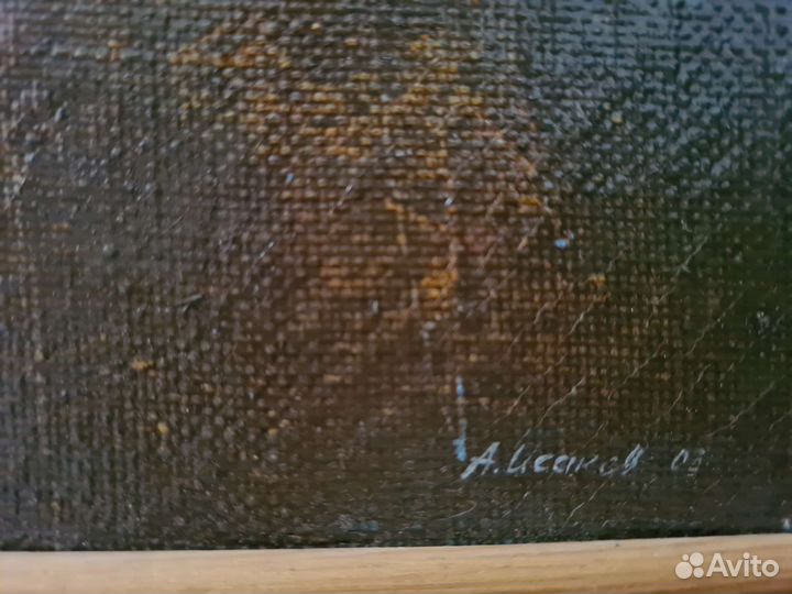 Картина маслом Натюрморт с физалисом, 2003 год