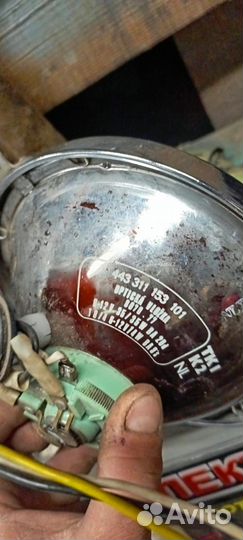 Фара мотоцикла Ява чехия