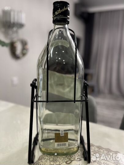 Бутылка из под виски Black Label