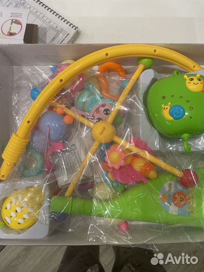 Детский мобиль в кроватку музыкальный