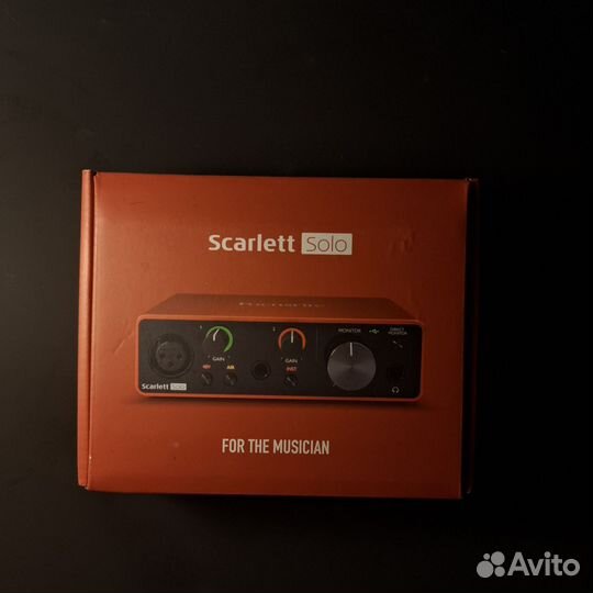 Звуковая карта focusrite scarlett solo
