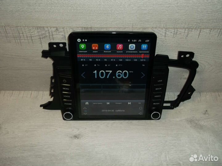 Магнитола Kia Optima K5 Android в стиле Тесла