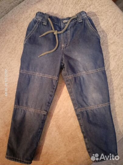 Штаны для мальчика утеплённые