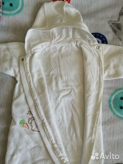 Новая пеленка кокон и комбинезон на молнии 56 62