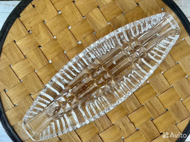 Селедочница стекло СССР