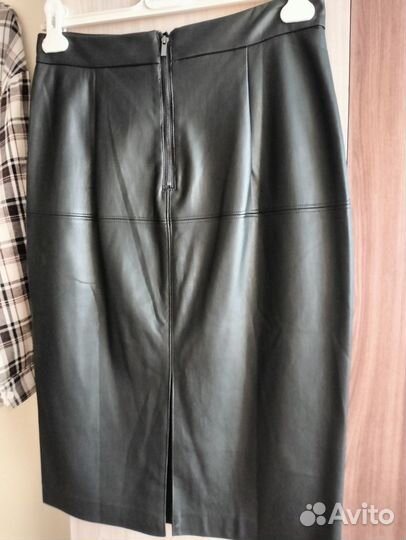 Кожаная юбка