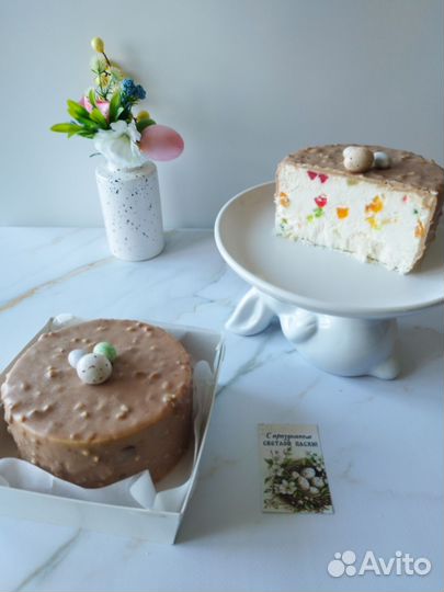 Куличи, бенто-пасха, муссовые яйца