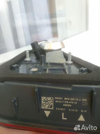 Задний фонарь BMW G30