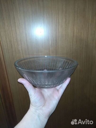 Салатник, стекло, диаметр 21 см