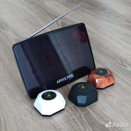 Кнопки вызова официанта модель Бургер и табло