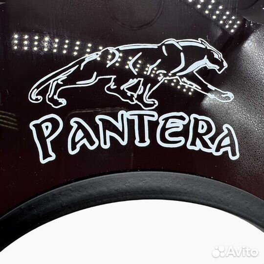 Щиток ветровой Pantera чёрный, оргстекло, круглая