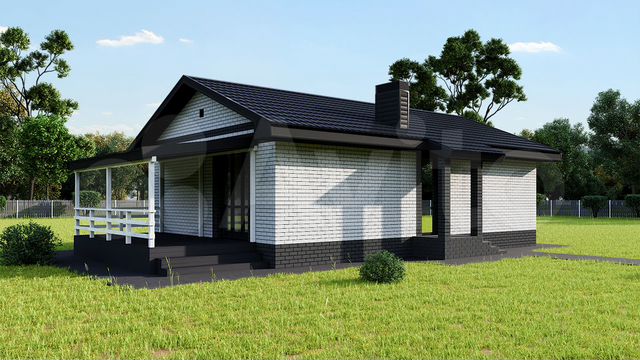 Дом 70 м² на участке 9,5 сот.