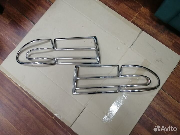Новые молдинги задних фонарей газ 3110 31105 хром
