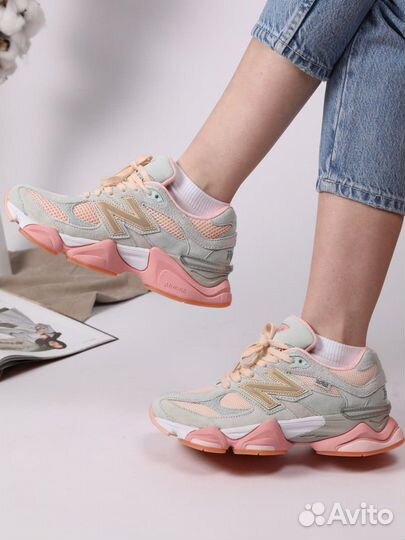 Элегантные кроссовки New balance 9060 Розовые