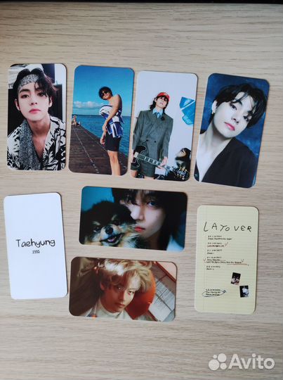 Bts карта тэхена, 8 шт бтс