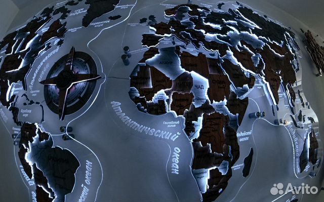 Карты Мира на стену