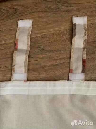 Шторы лён с вуалью готовые новые