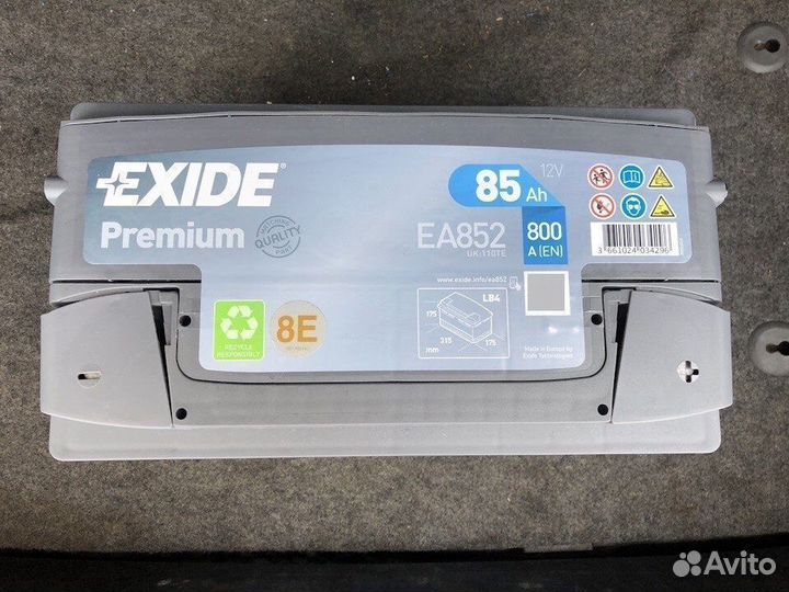 Аккумулятор автомобильный бу Exide 85 Ah