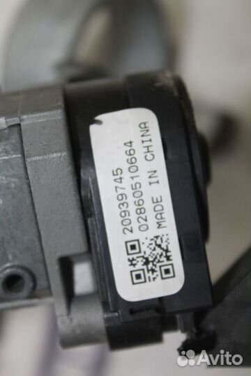 Chevrolet Cruze замок зажигания