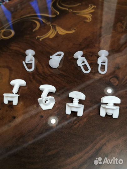 Крючки для штор +ограничитель