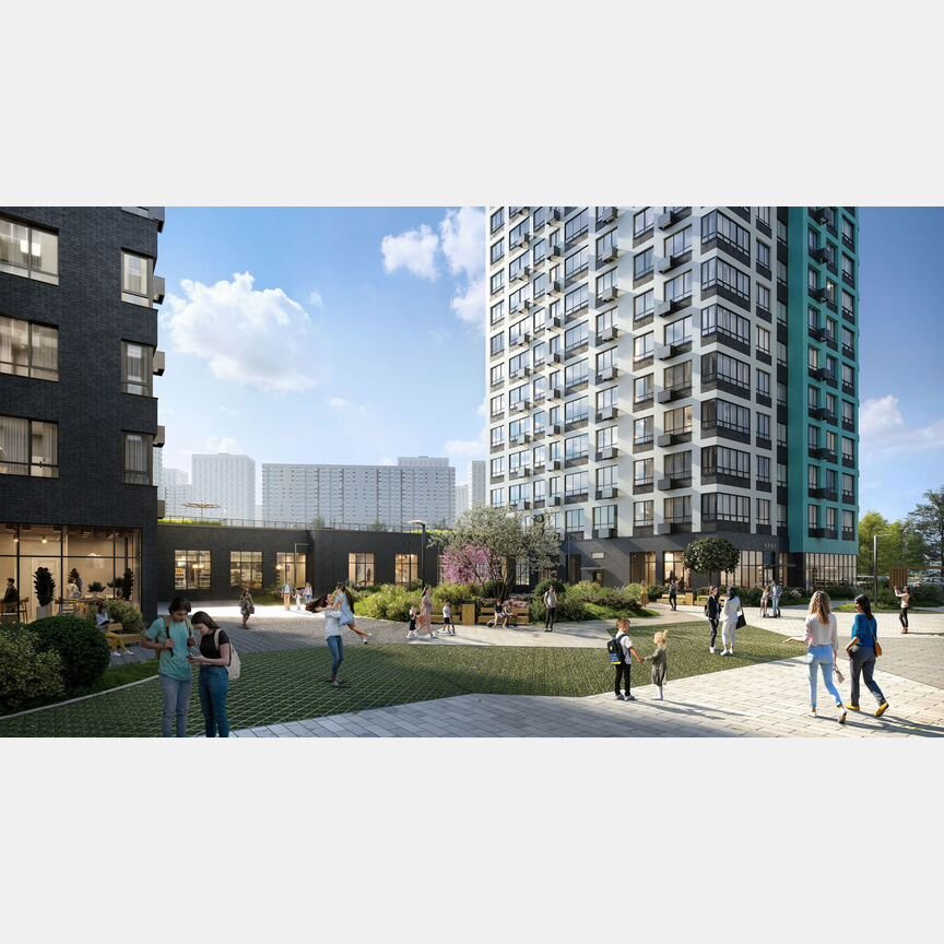 2-к. квартира, 52,5 м², 2/22 эт.