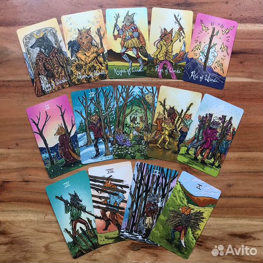 3rd Northern Animal Tarot Deck Linen Edition