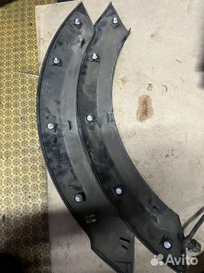 Накладки заднего бампера xray cross