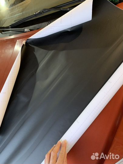 Черная матовая пленка 1.5х1м