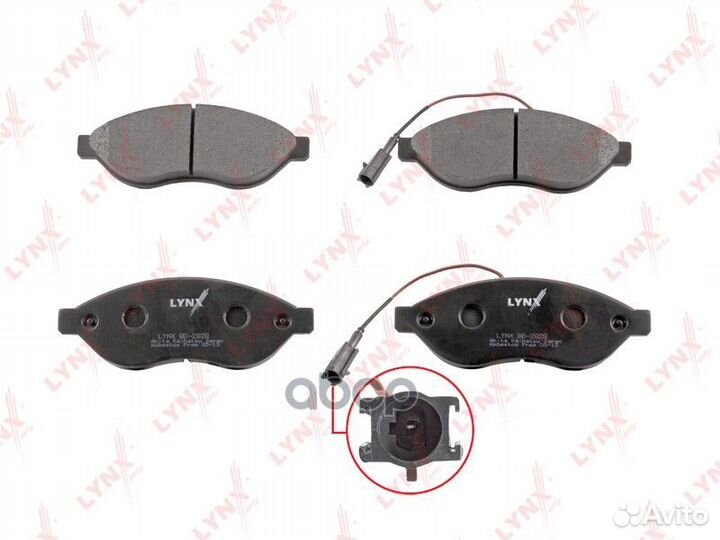 Колодки тормозные передние BD-2828 lynxauto