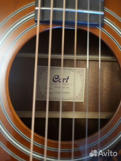 Акустическая гитара cort earth 70br